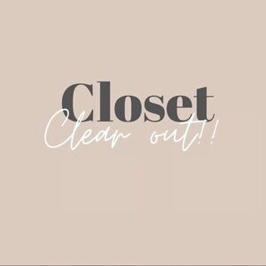 Closet Clear Out